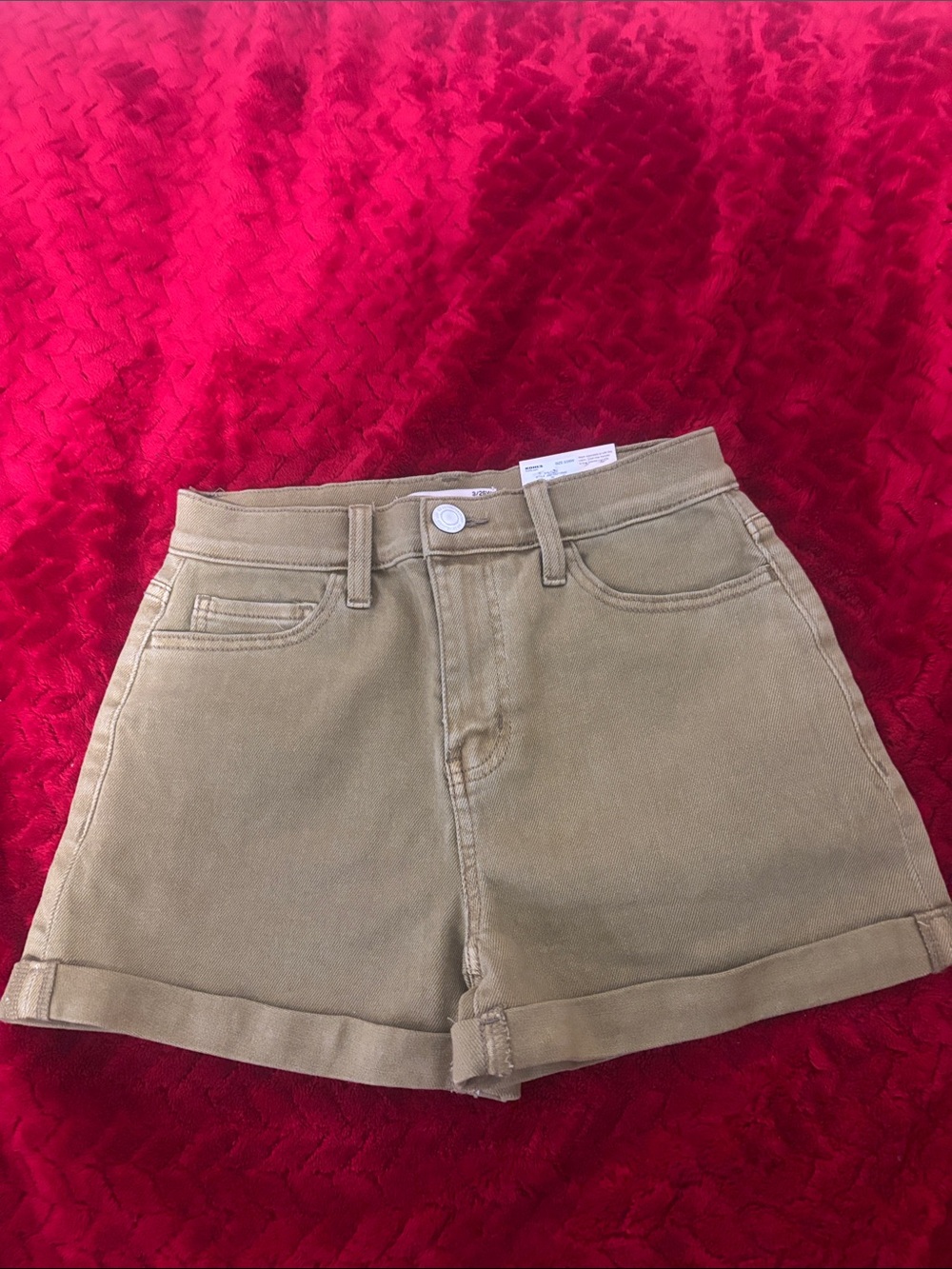 High-Rise army green Women’s Shorts